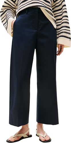 Chino Femme Tommy Hilfiger Wide Leg idéal pour vos tenues décontractées chic de bureau