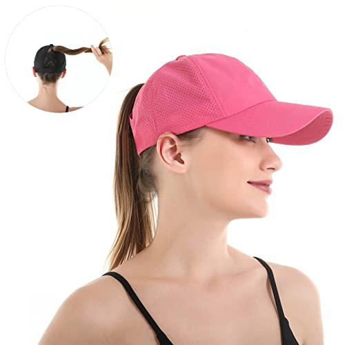 Image of Quick Dry Fit Baseball Cap - Water Repellent Sun Hat for Fishing, Running, Hiking, Golf, Surfing, Sailing, Boating
