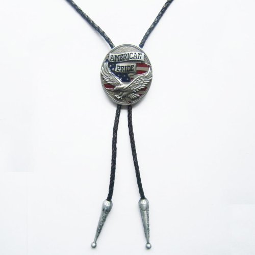 Ivory FalconAmerican Pride Eagle Bolo Tie