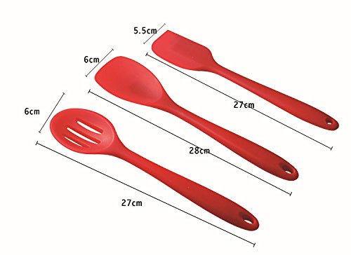 Conjunto de utensílios de cozinha Cicilin, antiaderentes, de silicone, resistentes ao calor, 11 peça