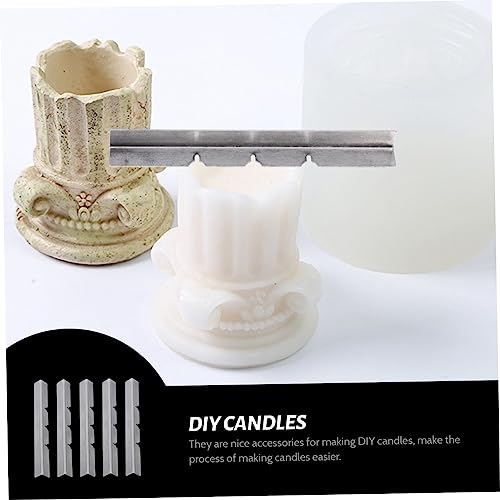 Herramienta metálica para centrar mechas de vela 5 piezas miniatura 7