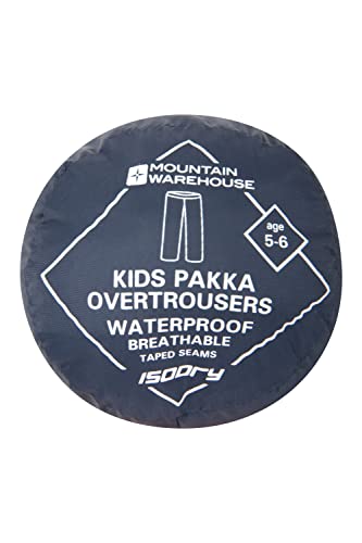 Mountain Warehouse Pakka Kids Waterproof Rain Pants -For Boys & Girls Navy 9-10 Years #TOP6