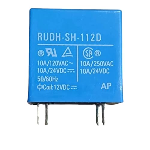 Relais 12V 10A RUDH-SH-112D pour commutation stable 5 broches