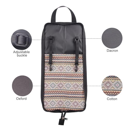 2 Pares de Baquetas de Maple 5A con Bolsa Impermeable miniatura 6