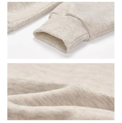 Men's Colorful Hoodies Thicken Hip Hop Streetwear Solid Fleece Sweatshirts4