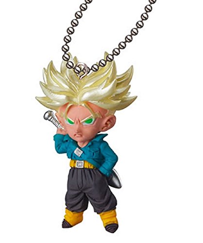 Dragon Ball Kai~UDM The Burst 08~Mascot Figure Swing Keychain~S.s Trunks by Takara Tomy
