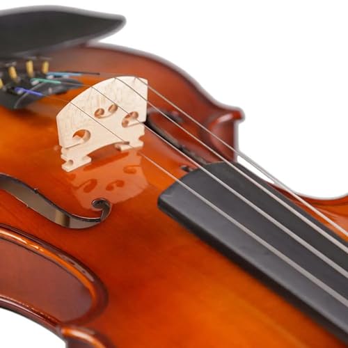 Violino 4/4 Iniciantes Regulagem Cavalete Estandarte Alma Harmonia Ideal Ressonância Acabamento De L