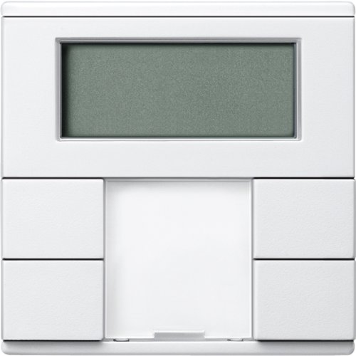 Preisvergleich Produktbild Merten MEG6241-0419 Raumtemperaturregler mit Display, polarweiß, System M