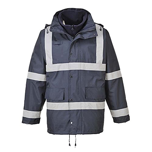 Portwest Iona 3In1 Traffic Jacket, Colornavy Talla Xl