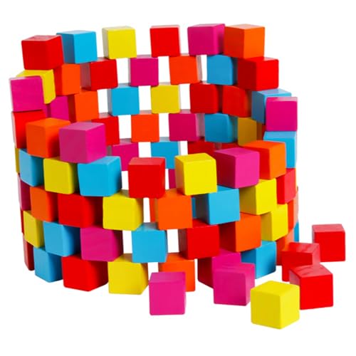 Cubes bois colorés pour voir grandir la créativité et le sourire de votre bébé