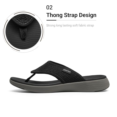Image of DREAM PAIRS Womens Arch Support Cushion Flip Flops