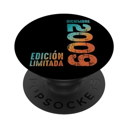 Diciembre 2009 Retro 2009 Año 2009 Vintage 2009 PopSockets PopGrip Intercambiable