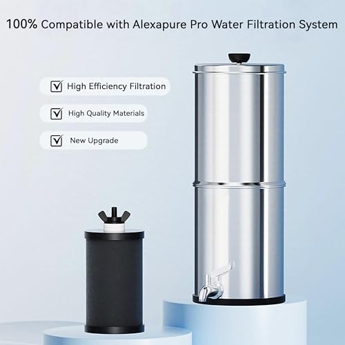 Image of 2387 Water Filter Replacement, NSF /ANSI Certified for Alexapure Water Filtration System, 5000 Gallon Throughput Capacity, 1 Pack