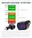 Flaconi Zigarettenanzünder KFZ Batterie Tester,LED Zigarettenanzünder Batterie Voltmeter Spannungsanzeige, Voltmeter Kfz Spannungsanzeige,Passend für die meisten 12V und 24V Automobilbatterien