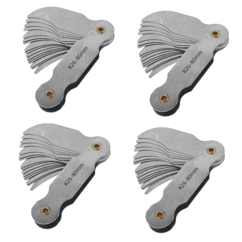 Mètre de rayon de poche pour mesurer l'arc concave et convexe avec précision millimétrique