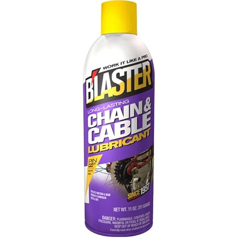 B'laster Long Lasting Chain and Cable Lubricant, 11 oz, Pack of 12 Cover