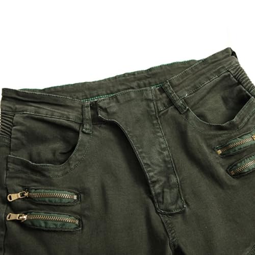 Slim Straight Jeans for Men Stacked Jeans Men Casual Skinny Denim Pants Straight Leg Fashion Denim Pants4