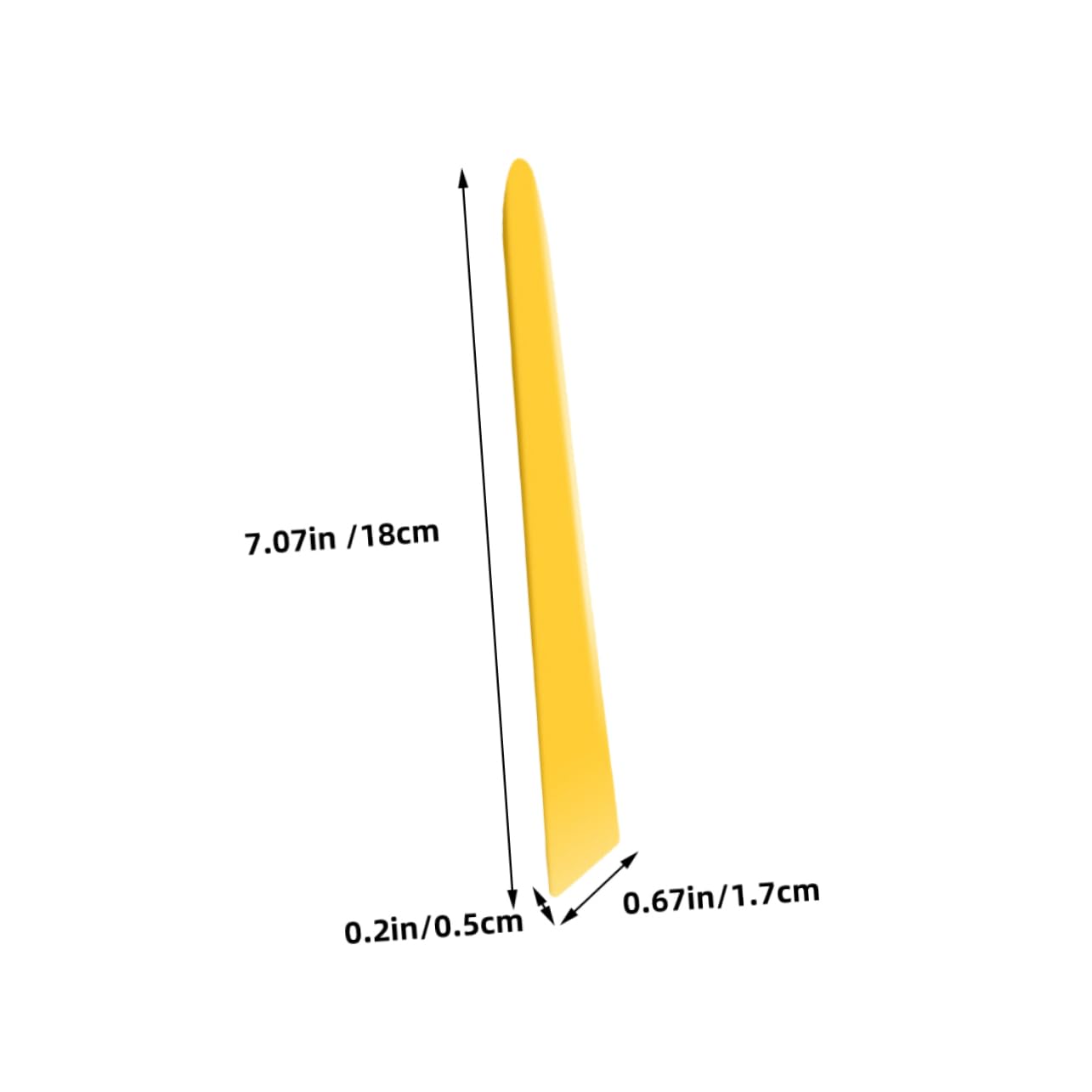 STOBOK 5 Sätze Tonsculpted Messer Werkzeug Ton-kit Modellieren Hey Töpferei Clay Tools Polymer-ton-skulptur-Set Zubehör Zum Schaben Von Ton Töpferschnitztit Plastik Yellow 12 Stück * 5