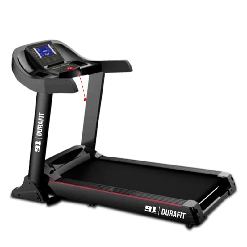 Image of Durafit91 Champion 7HP Peak AC Motorized Treadmill | Max User Weight 150 Kg | 20 Level Auto Incline | Max Speed 20 Km /Hr | Home use