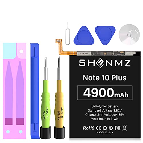 4900Mah Galaxy Note 10 Plus Battery,Eb-Bn972Abu Replacement Battery For Samsung Galaxy Note 10 Plus Sm-N975 With Full Repair Tool Kit #TOP1