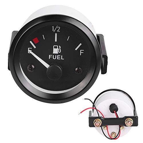Fuel Gauge, High Sensitivity Oil Meter Gauge 52mm for Car Sensor for