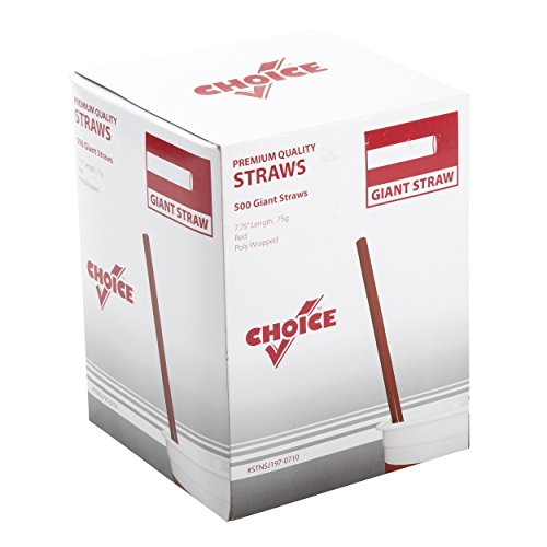 Pitillos rojos 7.75 pulg. AmerCare 12000 unidades miniatura 4