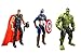 Pack Marvel Avengers Serie 16 cm Thor Hulk Capitan America di Giocattolo Figura d'azione