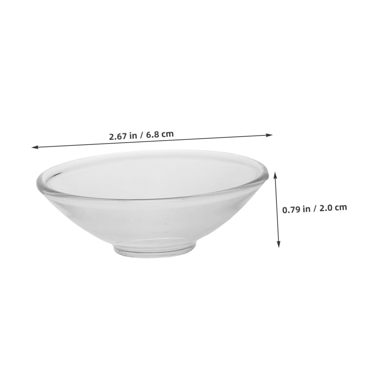 Healifty Protezione Antigoccia Design Minimalista per Candele in Vetro Rotondo Resistente alle Alte Temperature 6 Pezzi per Meditazione e Relax