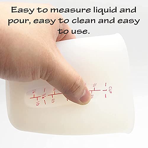 Vaso medidor de silicona flexible 250 ml AKOAK miniatura 5