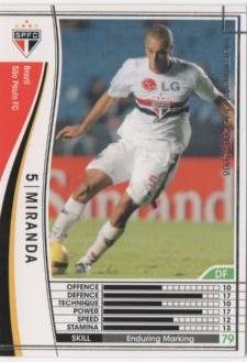 Amazon.co.jp: WCCF/07-08/サンパウロ/白/069/ミランダ : スポーツ