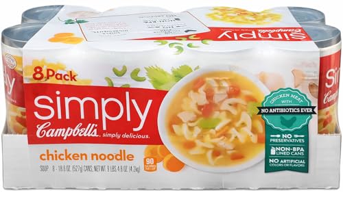 Campbell's Simply Campbell's Chiciken Noodles Soup, 148.8 Ounce