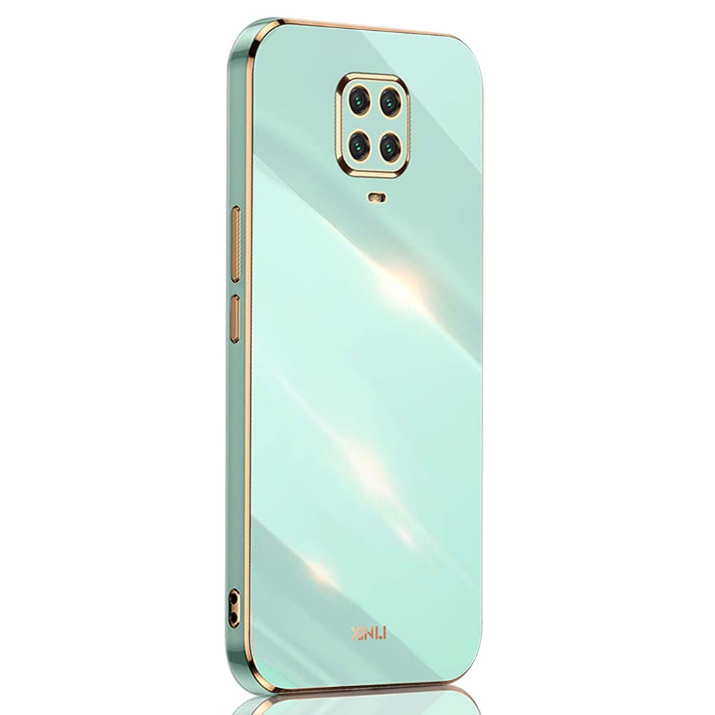 SEAHAI Cover Xiaomi Redmi Note 9S/9 Pro – Custodia In Silicone TPU Ultrasottile Con Design Phnom Penh Glitter – Verde – Antiurto E Ricaricabile Wireless