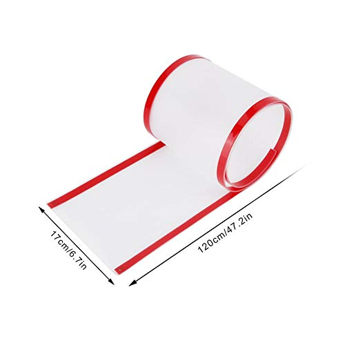 Garosa Door Pinch Guard Safety Door Hinge Protector Cover Finger Pinch Security Guard Children's Anti-Grip Door Sewing Strip Anti-Pinch Hand Door Seam Strip Kindergarten(Frosted 120 * 17CM) - Image 4