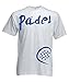 Vestipassioni t-Shirt Padel Campo Gioco Sport Taglie Anche per Bambini (Grigio XXL)