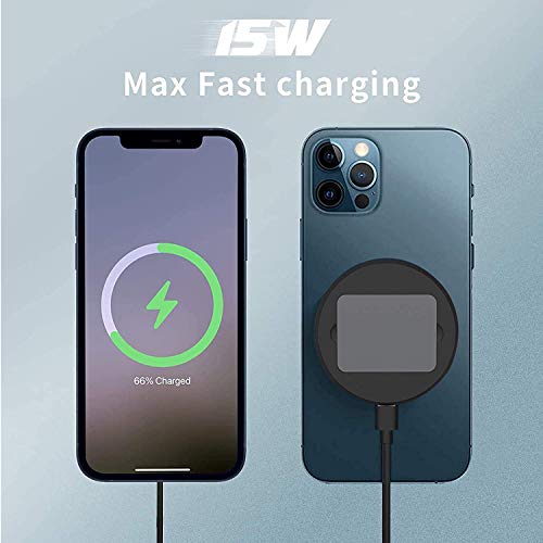 Hoidokly Cargador Magnético rápido con Soporte Desmontable para iPhone 12/12 Pro/12 Pro Max/12 Mini