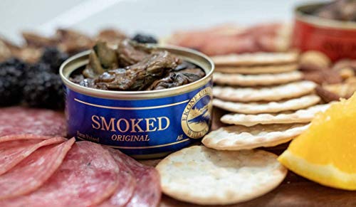 Ekone Original Smoked Oysters Farmed, Raised, Canned in Washington State 3oz (6 Pack)