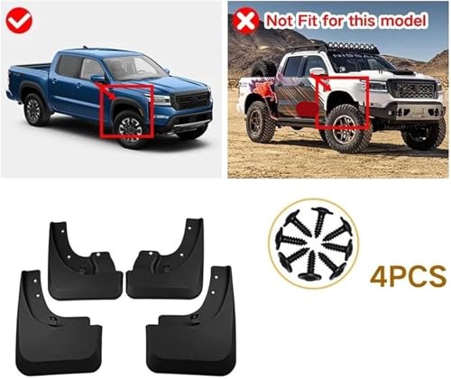 Garde-boue pour Nissan Frontier protection aile finition précise - 4