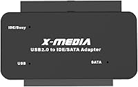 Vista 5 de X-MEDIA XM-UB2235S Convertidor de adaptador USB 2.0 a IDE SATA Lector/adaptador de disco duro externo Compatible con unidad de disco duro