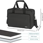 Case Compatible with PS5/PS5/PS5 Pro/PS4,Console Carrying Travel Case Compatible with Playstation 5 and PS5 Digital Edition,Protective Storage Bag Fits for PS5 Controllers,Game Discs,Charger&Accessories-Black