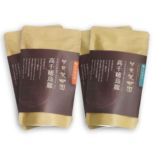 甲斐製茶園 [国産烏龍茶]高千穂烏龍(リーフ)2種4袋セット べにふうき30g×2袋&うんかい30g×2袋