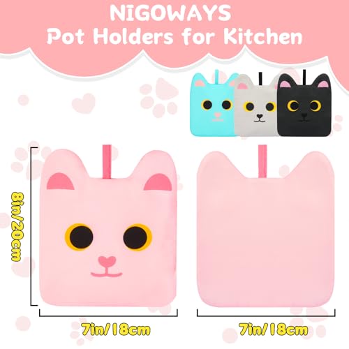 Nigoways CAT Design Heat Resistant Potholder,Oven Pot Holders thumb #5