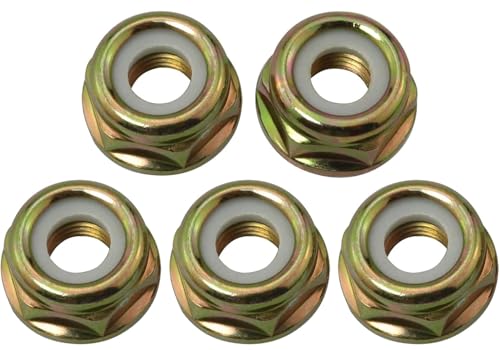 5PCS Universal Left Hand Thread Blade Nut M10 x 1.25