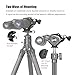 Universal Binocular Tripod Adapter Super Clamp with Arca Swiss Adapter, Compatible with All Tripods, 1/4 and 3/8，2505