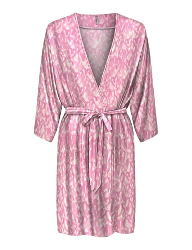 Kimono 3/4 Zula Onlnova imprimé rose vif taille XS