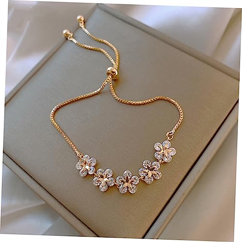 Bracelet de fleur bijoux de poignet pour femmes et filles accessoire chic mode