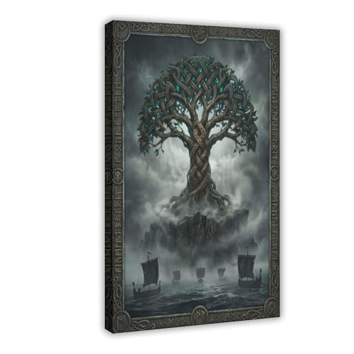Impression sur toile nordique fantastique pour apaiser votre chambre