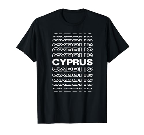 Île minimaliste - Chypre moderne T-Shirt