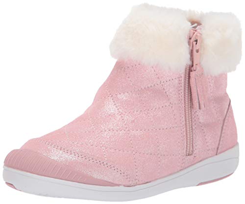 Stride Rite Girls' SR Chloe Ankle Boot, Pink, 12 M US Little Kid