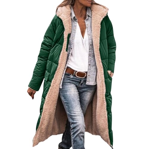 Image of SCBFDI Plus Size Winter Coats for Women 22-24, Puffer Jacket Women Yellow Jackets Airport Outfit Womens Black Coat Bomber Motorcycle Anorak Sport Coats Size Green M