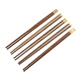 LIGIGWASH Palillos Japoneses de Madera de Sándalo Reutilizables Hechos Mano con Caja Portátil Utensilios Compactos para Sushi Barbacoa y Comidas